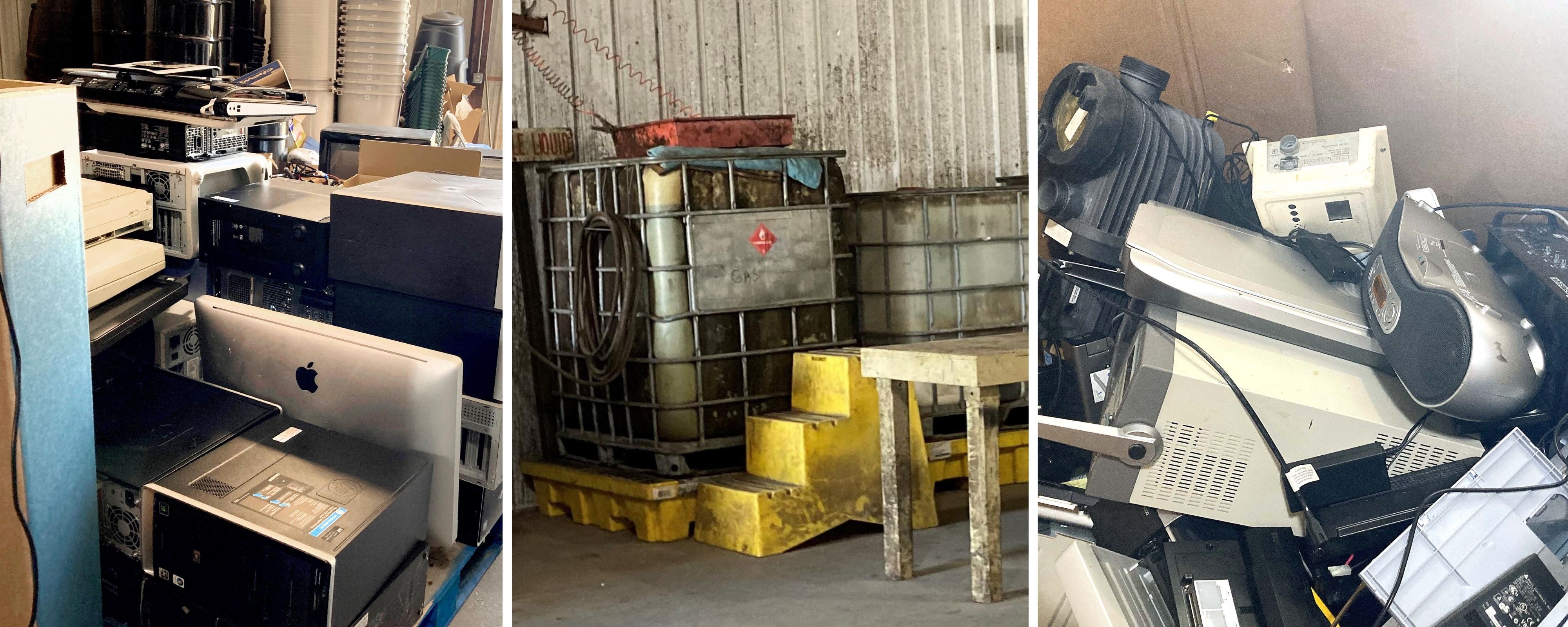 Photos and example of household hazardous waste