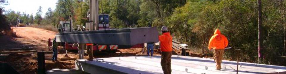 Road workers on Bridge